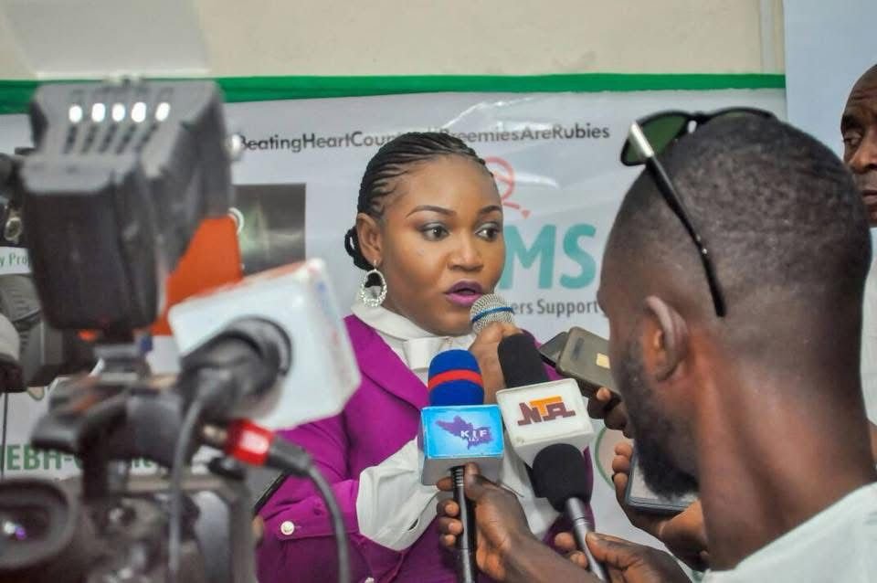 A picture of Petra Akinti Onyegbule at Press